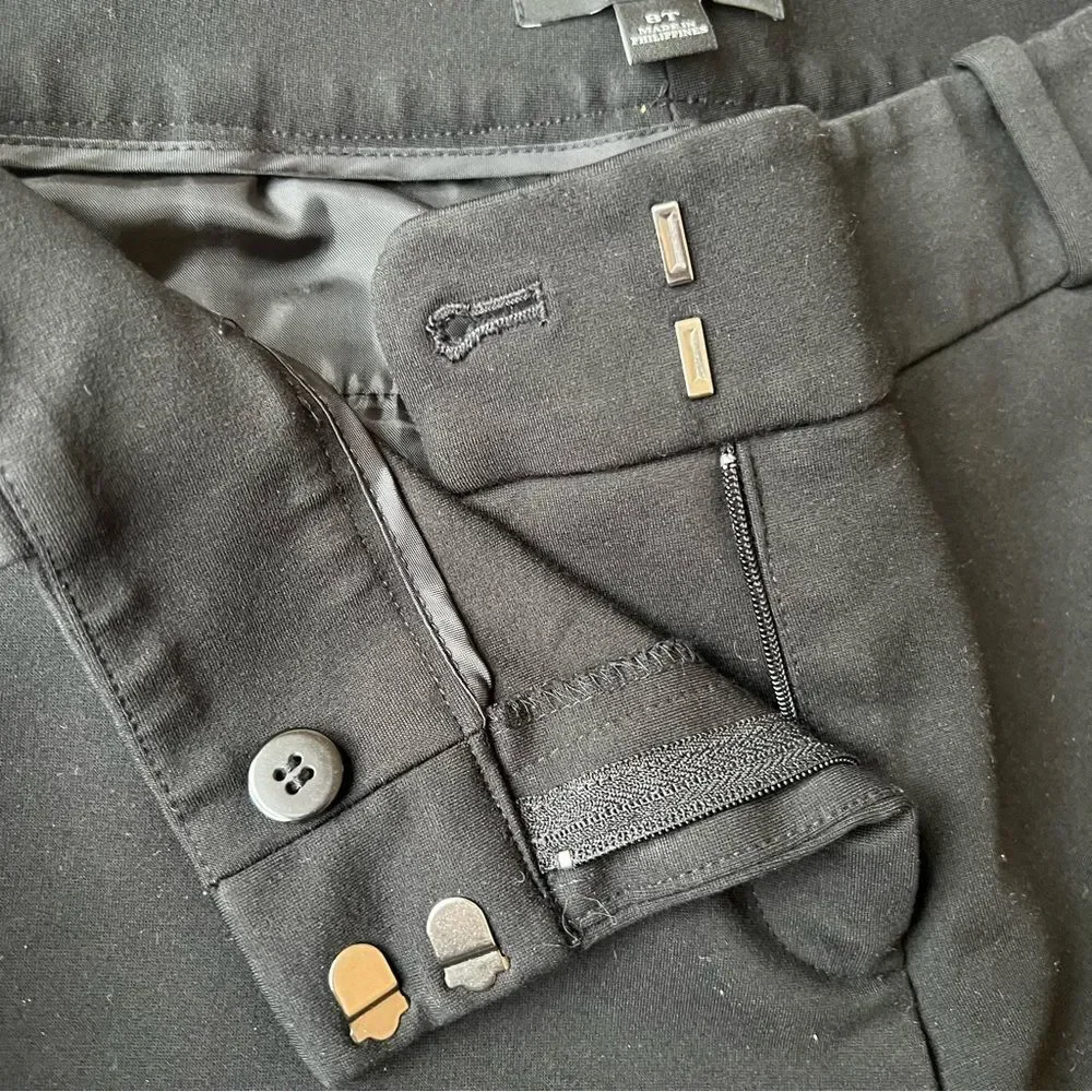 Ann Taylor Black Women’z Dress pants Sz 8T EUC - Picture 6 of 10